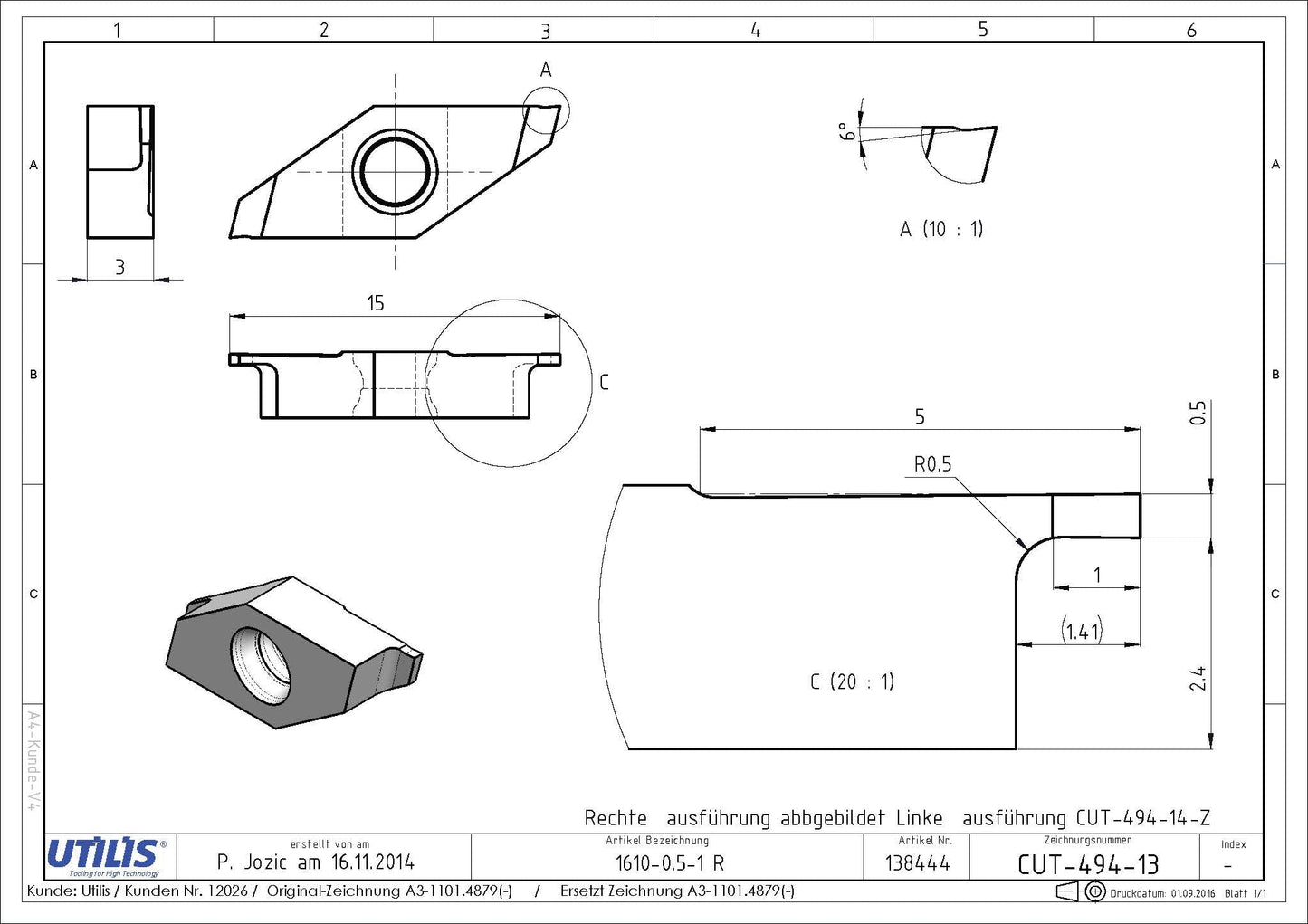 1610-0.5-1.0 R UHM20 HPX